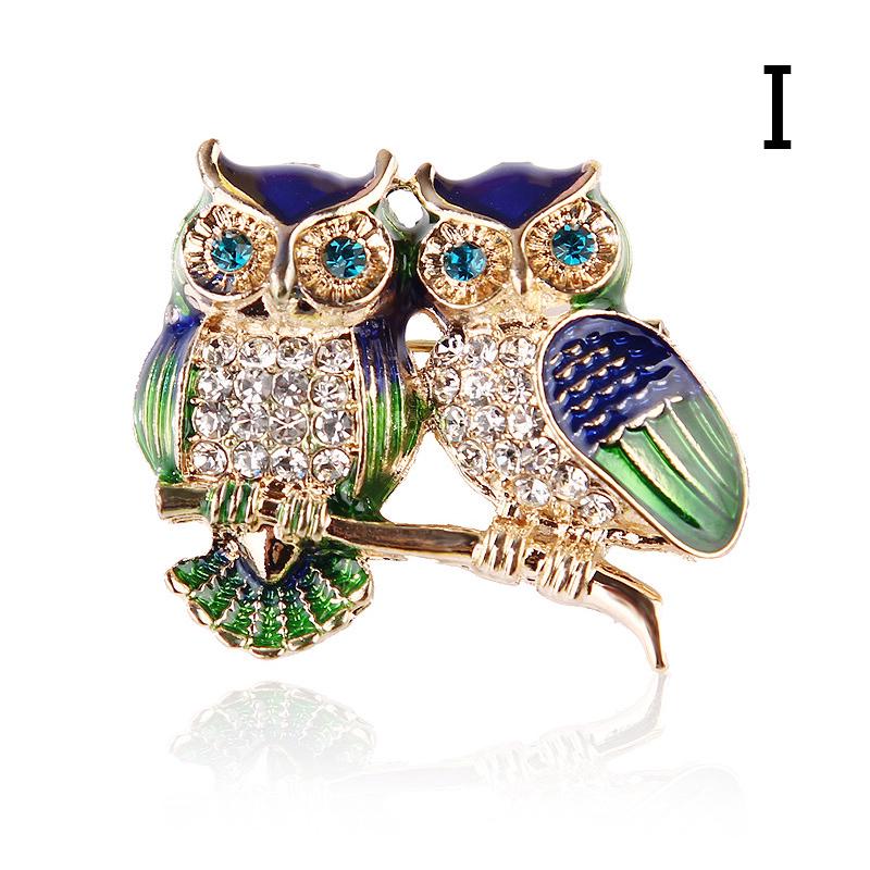 Женщины Фламинго Кристалл Птица Феникс Животное Птица Сова Нагрудник Брошь Булавка Ювелирные Изделия