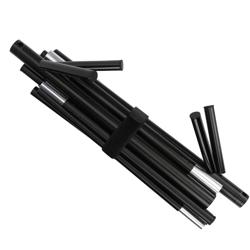 Aluminum Alloy Triangle Storage Tripod Black Folding Hanging Rack Picnic