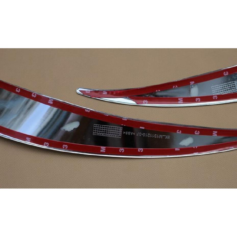 Chrome Head Light Trims For Mazda3 BM 2014-2016 Headlight Strips Accessories