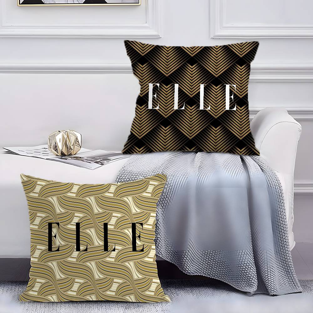 Здоровый Стиль Дом ELLE Living Наволочка Наволочка против пылевых клещей Невидимая молния Шелковистый короткий плюш Чехол для диванной подушки