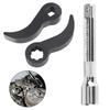 Fits For 1/2inch Drive Ratchet Wrench Car Removal Tools Square Plum Blossom Torque Socket Crowbar Extender Hand Kit Garage Tools