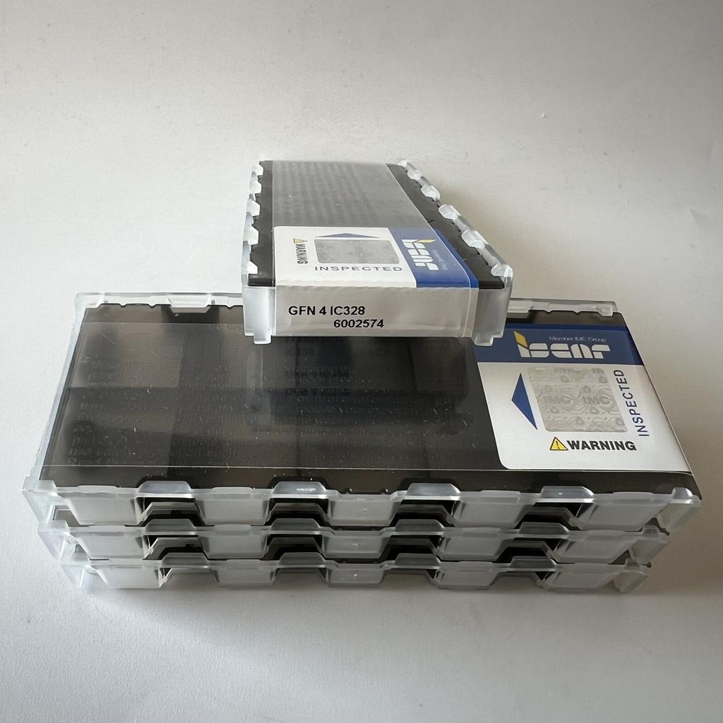 ISCAR / GFN4 IC328 / Industrial indexable carbide inserts 10 Pcs