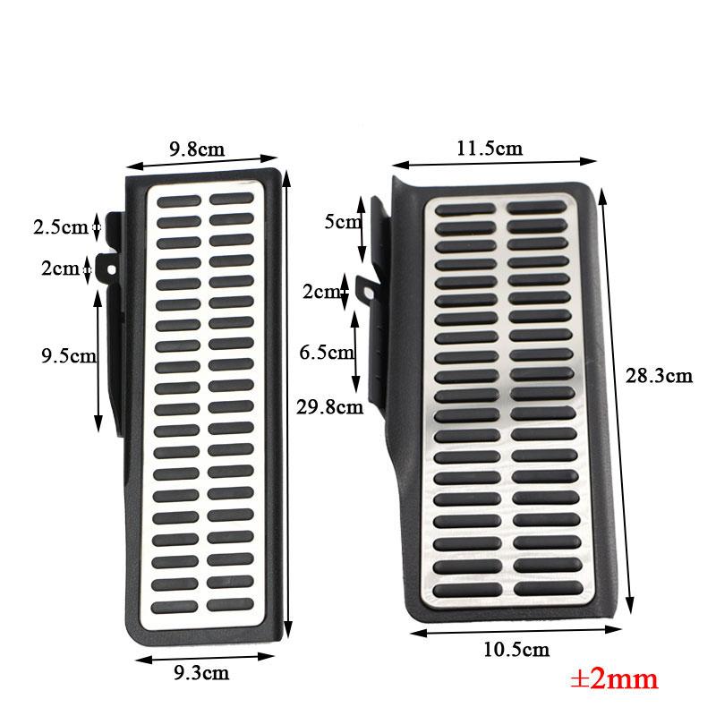 Автоаксессуары Подножка Педаль газа Педаль тормоза Педаль сцепления для Skoda Octavia A5 Yeti Superb для Seat Altea Leon Toledo