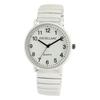 Montre Bracelet Excellanc Femme Blanc Métal Charisme Moderne