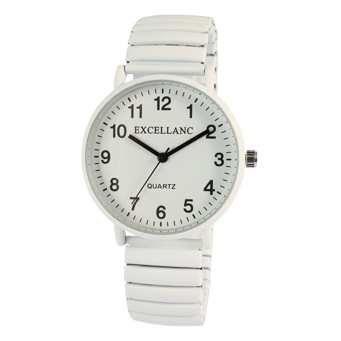 Montre bracelet Excellanc Femme Blanc Métal charisme moderne
