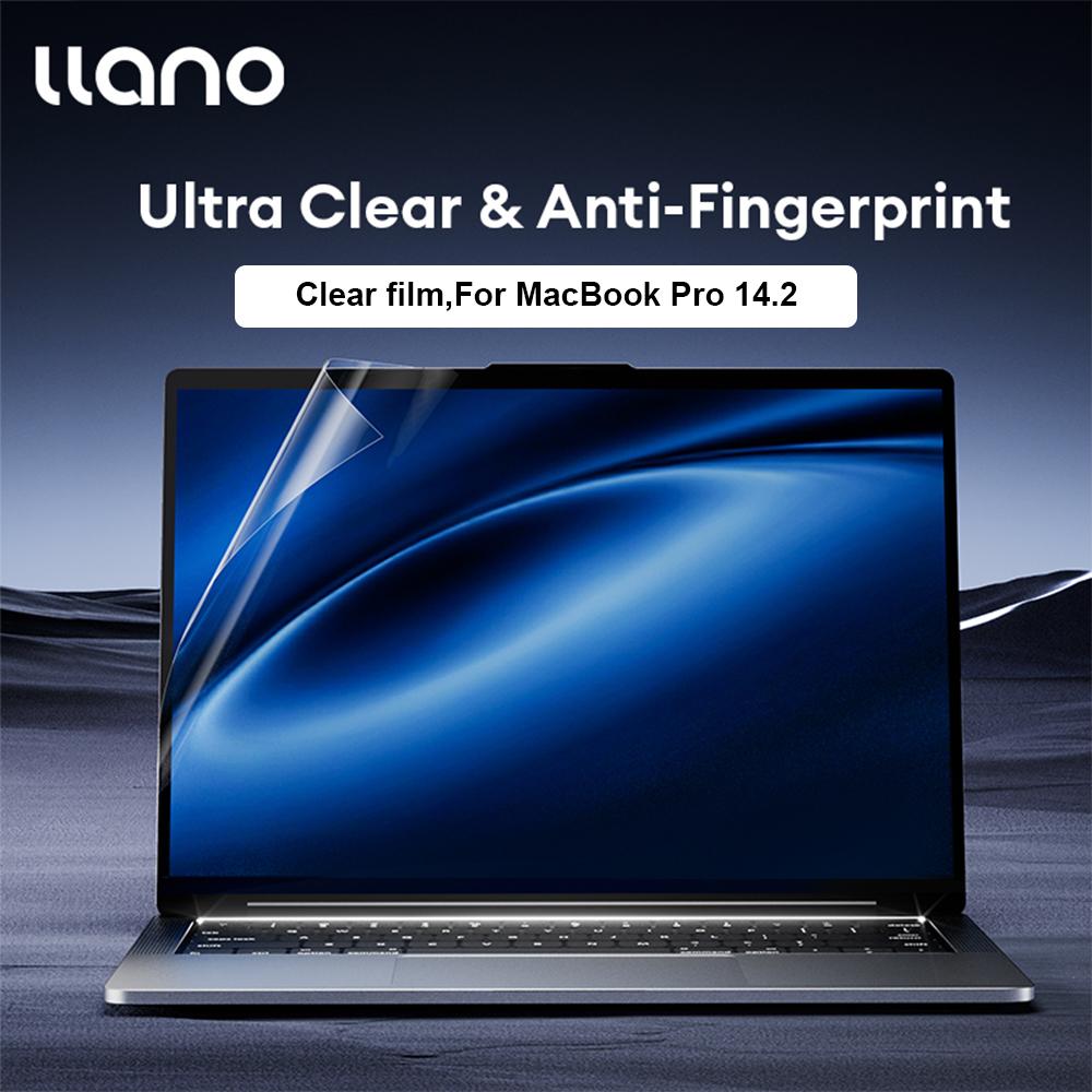 Llano Screen Protector for MacBook Pro M4 2023 Air 15 M3 A2941 13.6 M2 A2681 Pro 14 16 M3 Pro 2023 A2442 A2338 M1 A2337 Clear fi 4