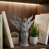 Фигурка Ангела-Хранителя 3D-печать Четырехкрылый Ангел Статуэтка для Дома Офиса Книжной Полки Настольное Украшение