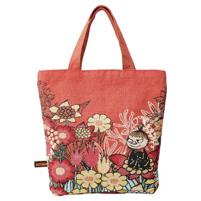 Сумка-тоут с ластовицей MOOMIN Малышка Мю с цветами 1425010200 в35 x ш33 x г8,5см (исключая ручку)