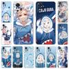 Phone Case For Xiaomi Poco X3 NFC M3 F3 Redmi Note 9S 9 8 10 Pro 7 8T 9C 9A 8A K40 Clear Cover Anime Gawr Gura Hololive Shark