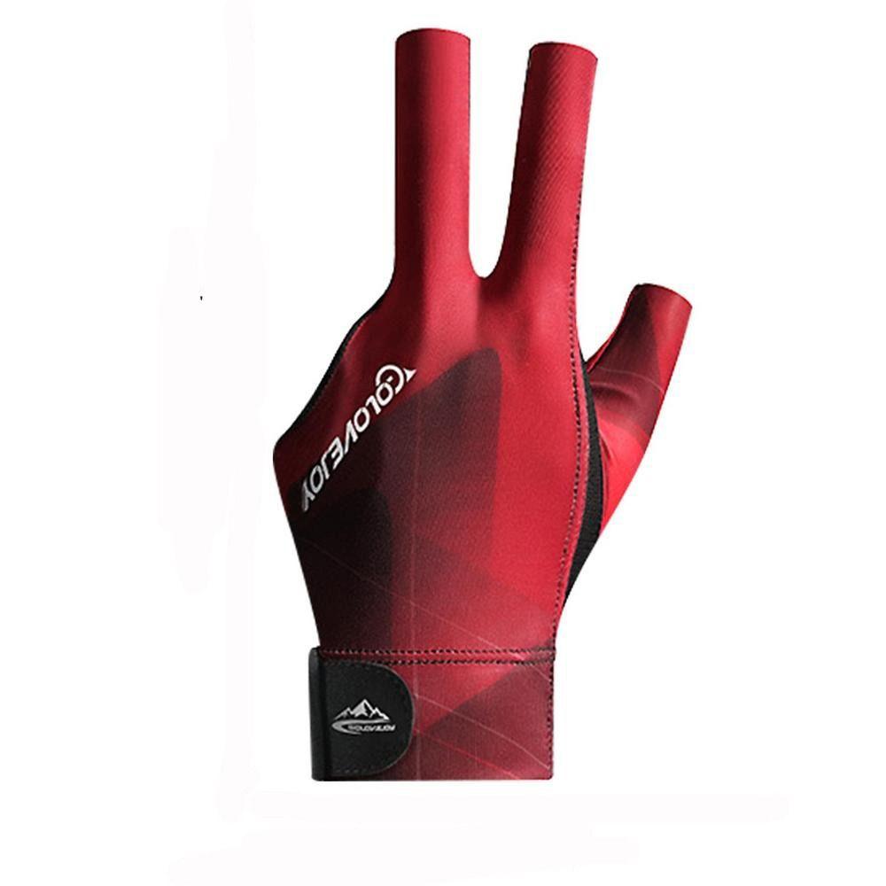 1 шт., перчатки для снукера, спандекс, левая рука, три пальца, перчатки для снукера, бильярдные эластичные тренировочные перчатки для бильярда