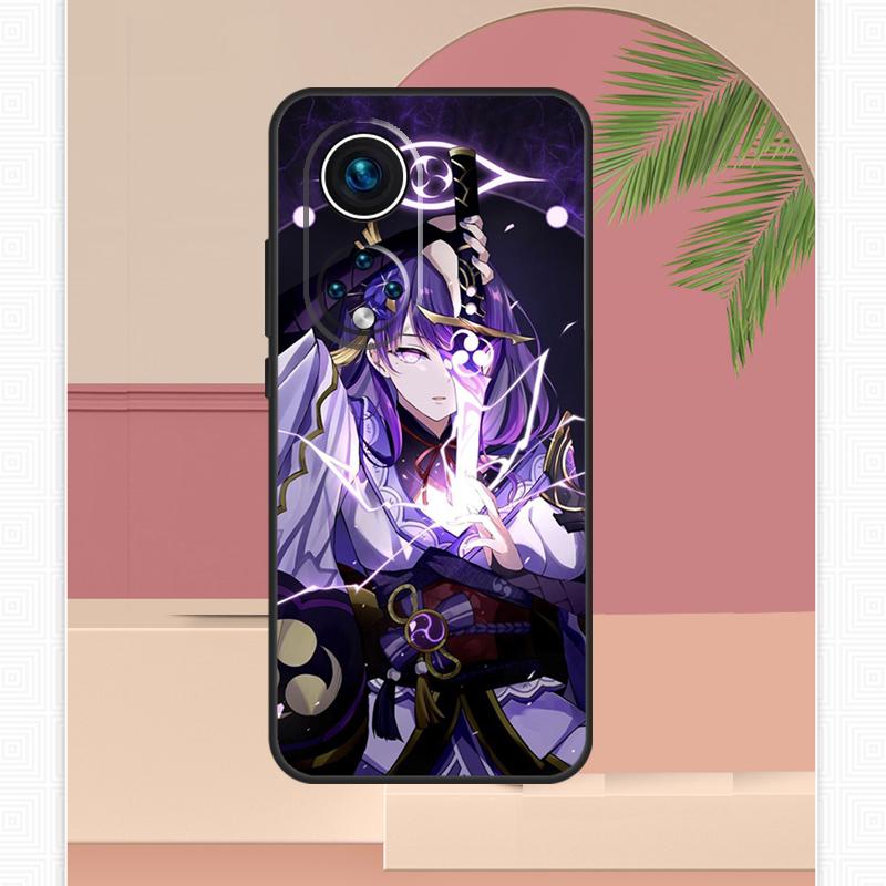 Чехол Genshin Impact Райдэн Сёгун для Honor Magic 5 6 7 8 Pro Honor 400 Lite 200 X9c X9b X9a X8b X8a X8c 50 70 90