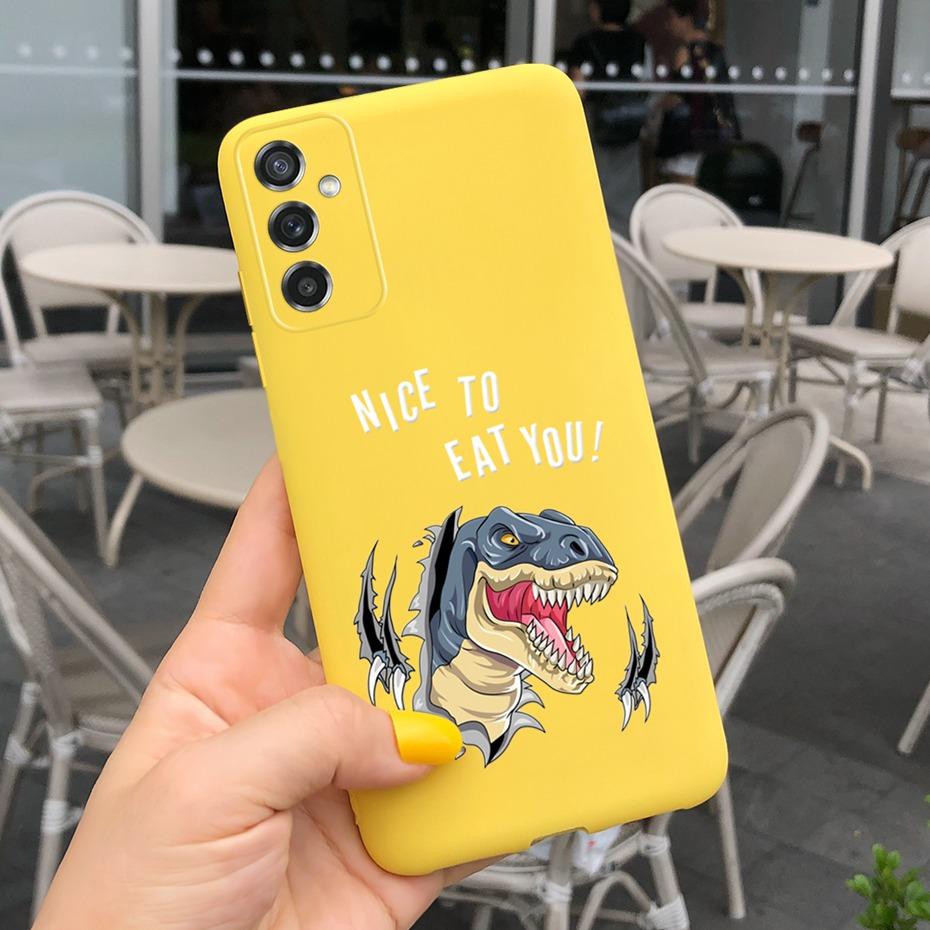Чехол для Samsung Galaxy M52 5G Силиконовый Милый Мультяшный Чехлы для Телефона Для Samsung M52 M 52 SM-M526B Мягкая Задняя Крышка из ТПУ Fundas