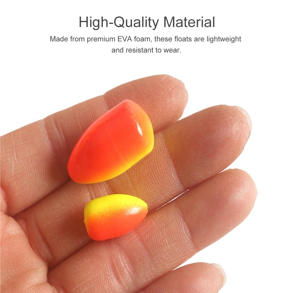 60PCS Bright Color Fly Fishing Floats Lightweight Fishing Bobbers Fishing Floats For Fishing