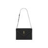 Ysl Gaby Винтажная Золотой Логотип Стеганая Цепь Кожа Ягненка Конверт Сумка на Плечо Женские Сумки Черный 6688631el071000