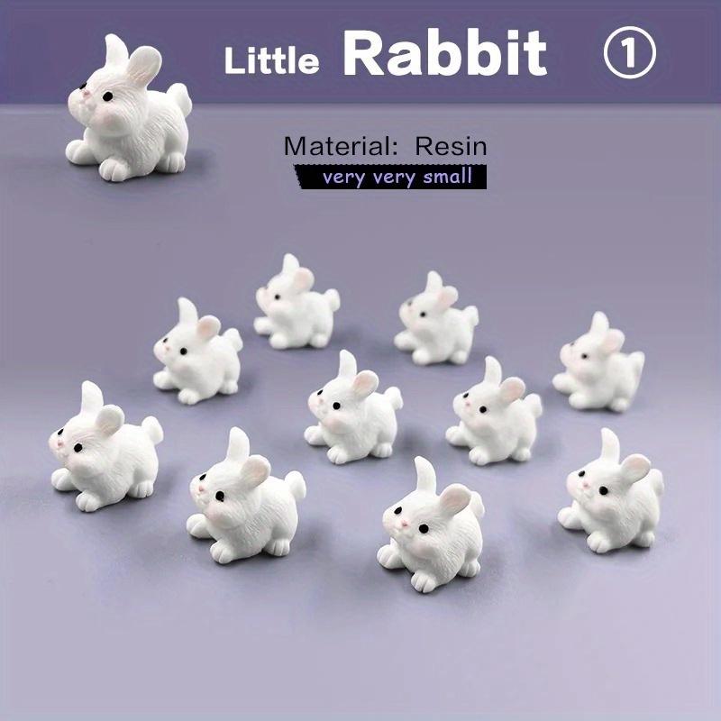 15Pcs Easter Rabbit Squirrel Elephant Fox Sheep Duck Pig Cat Frog Snake Figurine Miniature Fairy Garden Decoration Accessories