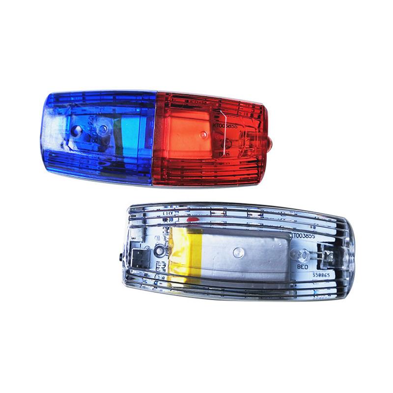 Красный синий светодиодный фонарь на плечо, полицейский фонарь на плечо, санитарный рабочий, безопасность, патрульная сигнализация, мигающий сигнал, стробоскоп