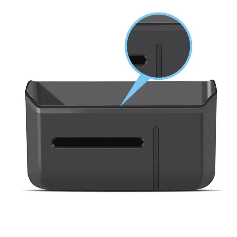For Tesla Model 3/Y Car Set Back Storage Box TPE Tissue Box Auto Back Seat Trash Can Cup Holder For Tesla Interior accessories