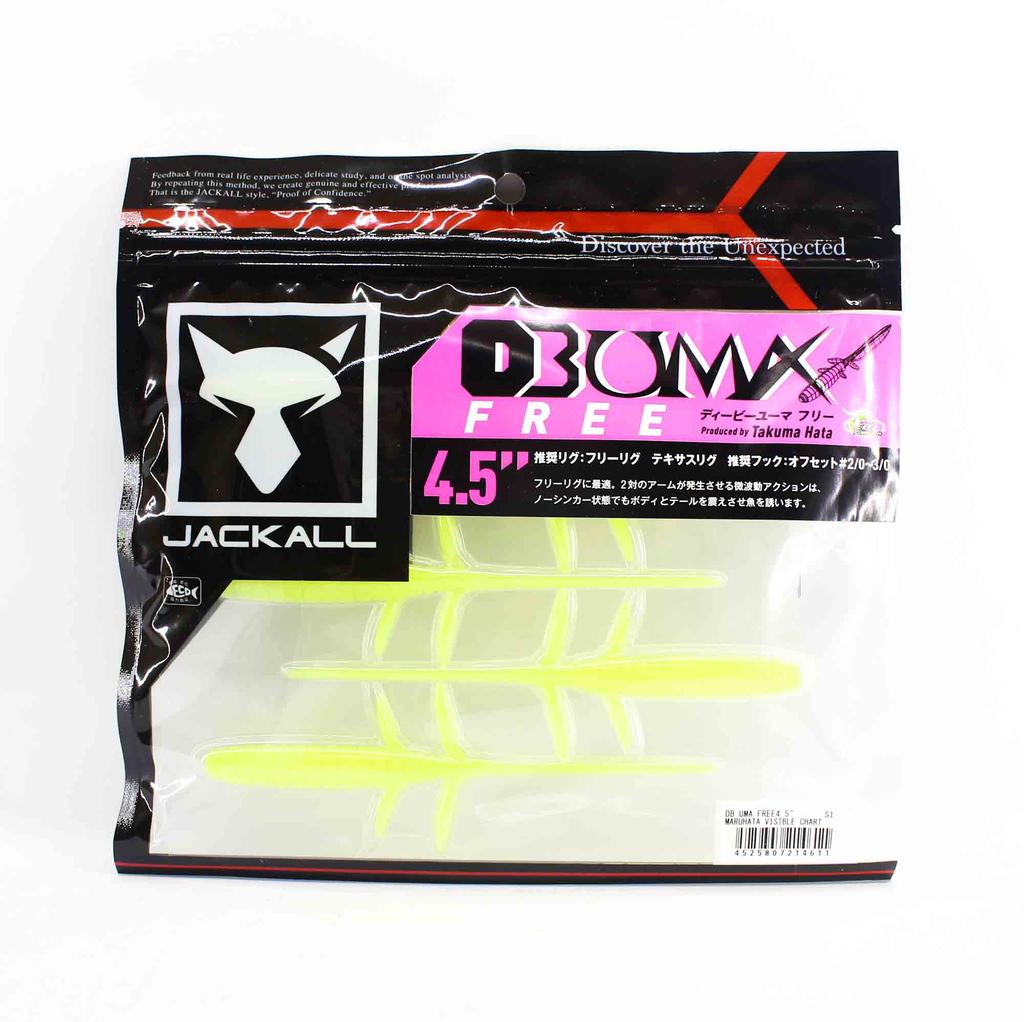 Jackall Мягкая приманка Db Uma Free 4,5 дюйма Maruhata Visible Chart (4611)