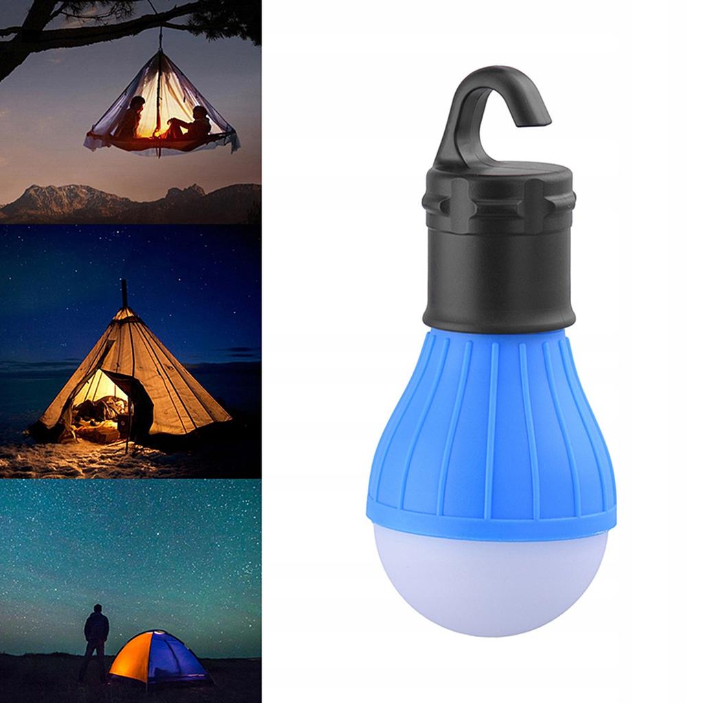 Led Tourist Camping Lamp For Tent Bivouac With Hook Battery Set