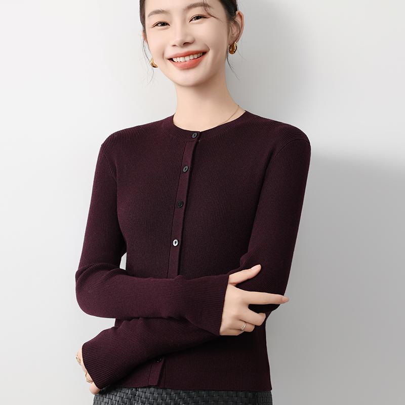 Женский легкий кардиган из 50% шерсти и 50% шелка Mulberry — универсальный трикотаж на все 4 сезона для комфорта и стиля в любое время года