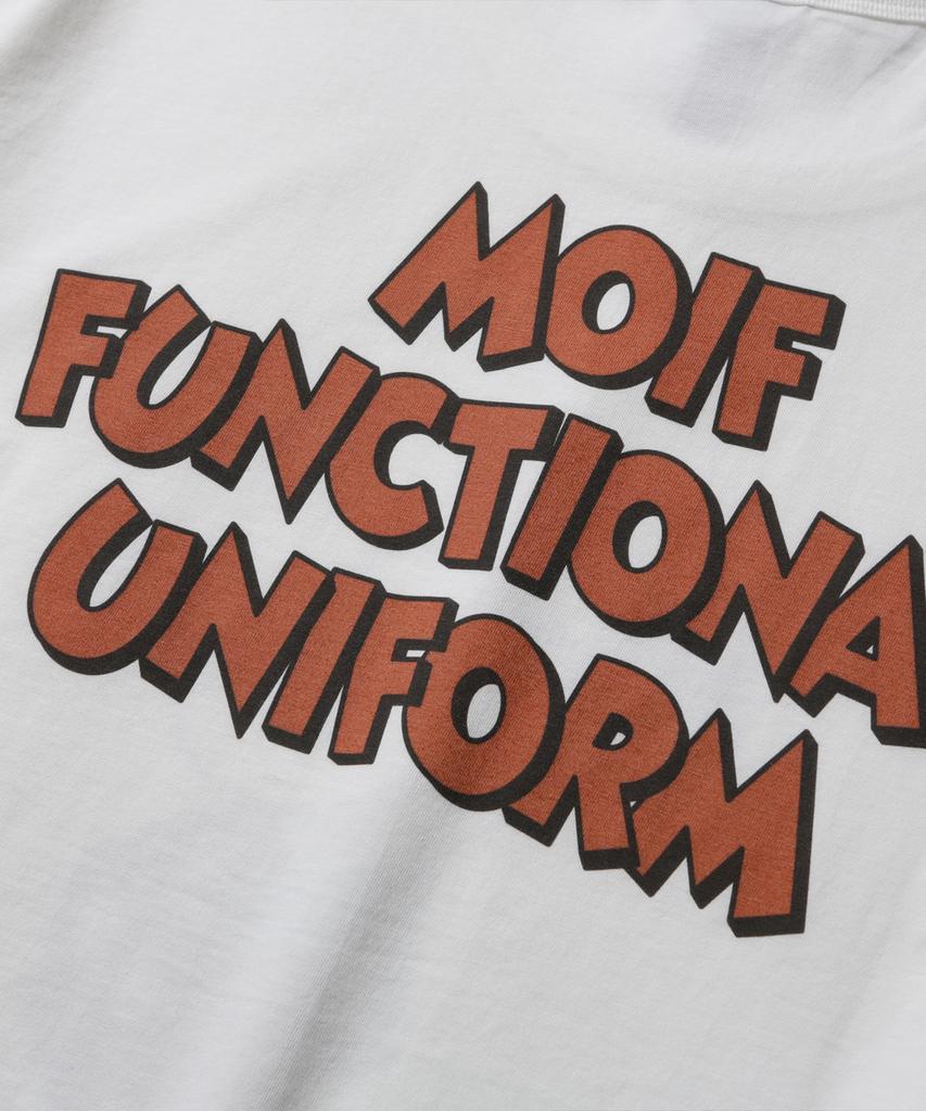 MOIF [Ss26] Классическая футболка с длинным рукавом Микки (M) / Цвет слоновой кости