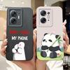For Infinix Hot 30 5G Cute Panda Rabbit Cartoon Phone Case For Infinix Hot30 5G X6832 Soft Silicone Shockproof Cases