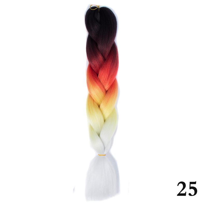 Косы Наращивание волос Балаяж Омбре DIY Быстрое плетение Плетение волос для косплея Ежедневное использование для женщин