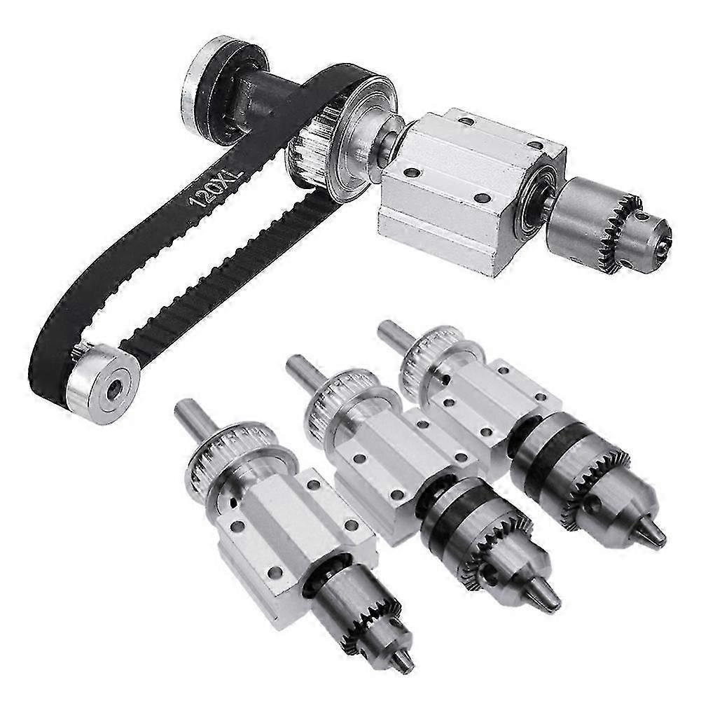 No Power Spindle Drill Chuck Lathe Assembly Trimming Belt Woodworking Cutting