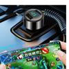 66W Car Phone Charger with Voltage Display Dual USB Fast Charging Adapter + 3 In 1 Stretchable Cable