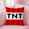Game T-TNT Block Explosion Pillow Case Plush Fabric Soft Double-Sided Printed Sofa Warm Winter Home Gift Cushion Cover