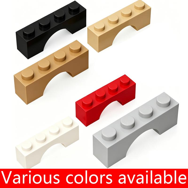 20PCS 3659 1x4x2 Flat Arch Building Blocks MOC Construction Accessories Parts Compatible with Brick Children Toys Gift