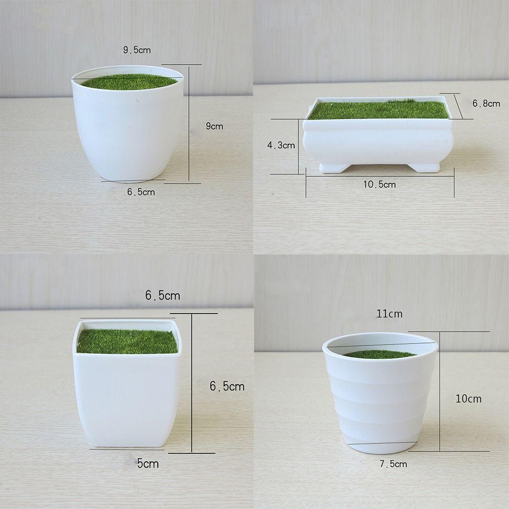 Fake Flowers Wedding Party Balcony Vase Bonsai Ornament Flower Arrangement Device Flower Pot