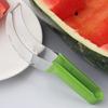 1/3Pcs Stainless Steel Watermelon Slicer Clip with Grip Handle Fruit Vegetable Melon Cutter Slicing Cutting Tool Kitchen Gadgets