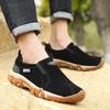 Fashion Men's Casual Sneakers Fashion Leather Breathable Outdoor Hiking Shoes Men Non-Slip Trekking Shoes Mens Moccasins Zapatos Hombre