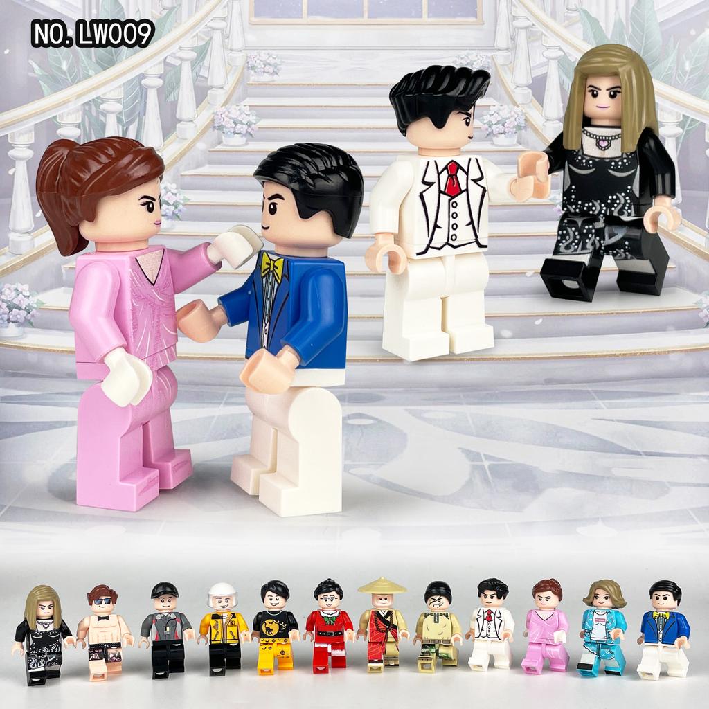 MOC City Professional Worker Персонаж Строительный блок Игрушки