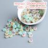 10g Pack of Flat Acrylic Alphabet Beads for DIY Children's Beading and Jewelry Keychain Accessories