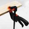 Adjustable Hand Woodworking Spreader 4 Inch Clip Quick Ratchet Release F Clamp