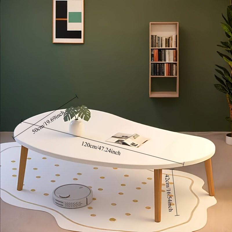 1 шт. Современный креативный маленький столик для гостиной, с панелью из твердой древесины, подходит для дома и учебы