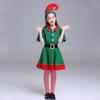 Socks Christmas Cosplay Costume Hat Christmas Party Accessories Green Elf Costume  Photo Props
