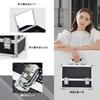 Joligrace Макияж Большой Профессиональный Органайзер для Косметики Шкатулка для Макияжа с Косметикой Макияж Ногти Косметический Запираемый Ящик, Вместимость, Класс, Ящик, Зеркало, 3-ярусный