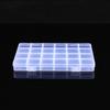 Новый прозрачный пластиковый органайзер для хранения ювелирных изделий с 20 отделениями, пыленепроницаемый, с фиксированными слотами для карточек