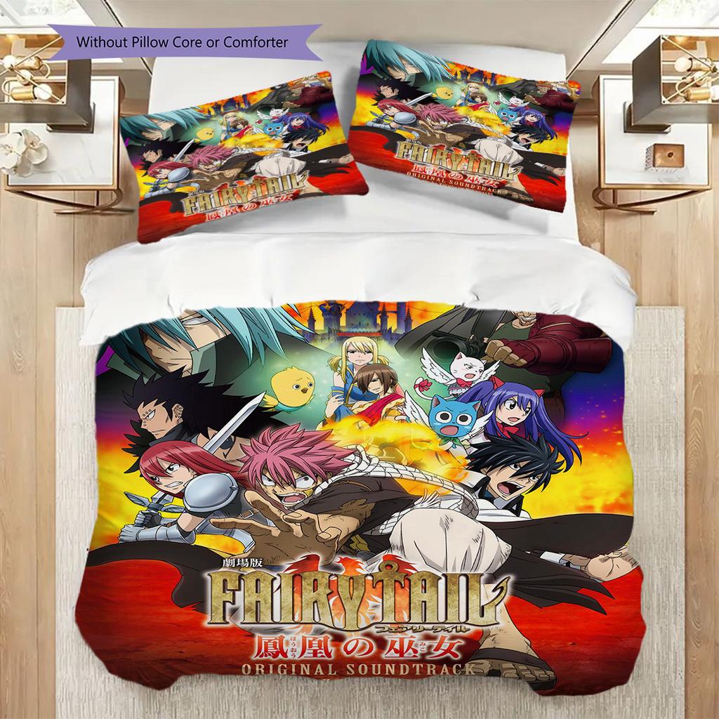 Fairy Tail Volume 20 Bedding 1 Duvet Cover 2 Pillowcase Without Core Soft And Comfortable Christmas Birthday Gift
