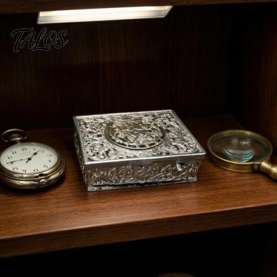 Artistic Embossed Metal Craft Automatic Pop Up Bird Music Box with Mechanical Singing Bird, Vintage Gold Alloy Holiday Gift for Women Jewelry
