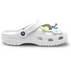 Crocs Classic Clog EIGHT% Jasmine Rain Feminine Elegant Comfortable Hole Shoes Unisex White