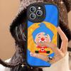 P-Plim P-Plim PU Leather Phone Case For IPhone 16 15 14 13 12 11 Pro Max Plus Back Fundas