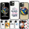 Я люблю Чехол-Ракушка Волейбол Для iPhone 17 Air 15 16 14 13 12 Pro Max 11 Pro Max Plus Чехол для Телефона