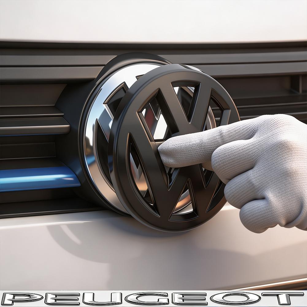 DOG1 Автомобиль Логотип VW Декоративные Аксессуары для Передней Решетки Багажника Для VW Golf Tiguan T-Roc Polo Passat ID.4 T-Cross ID.3 Taigo ID.7 Atlas Beetle