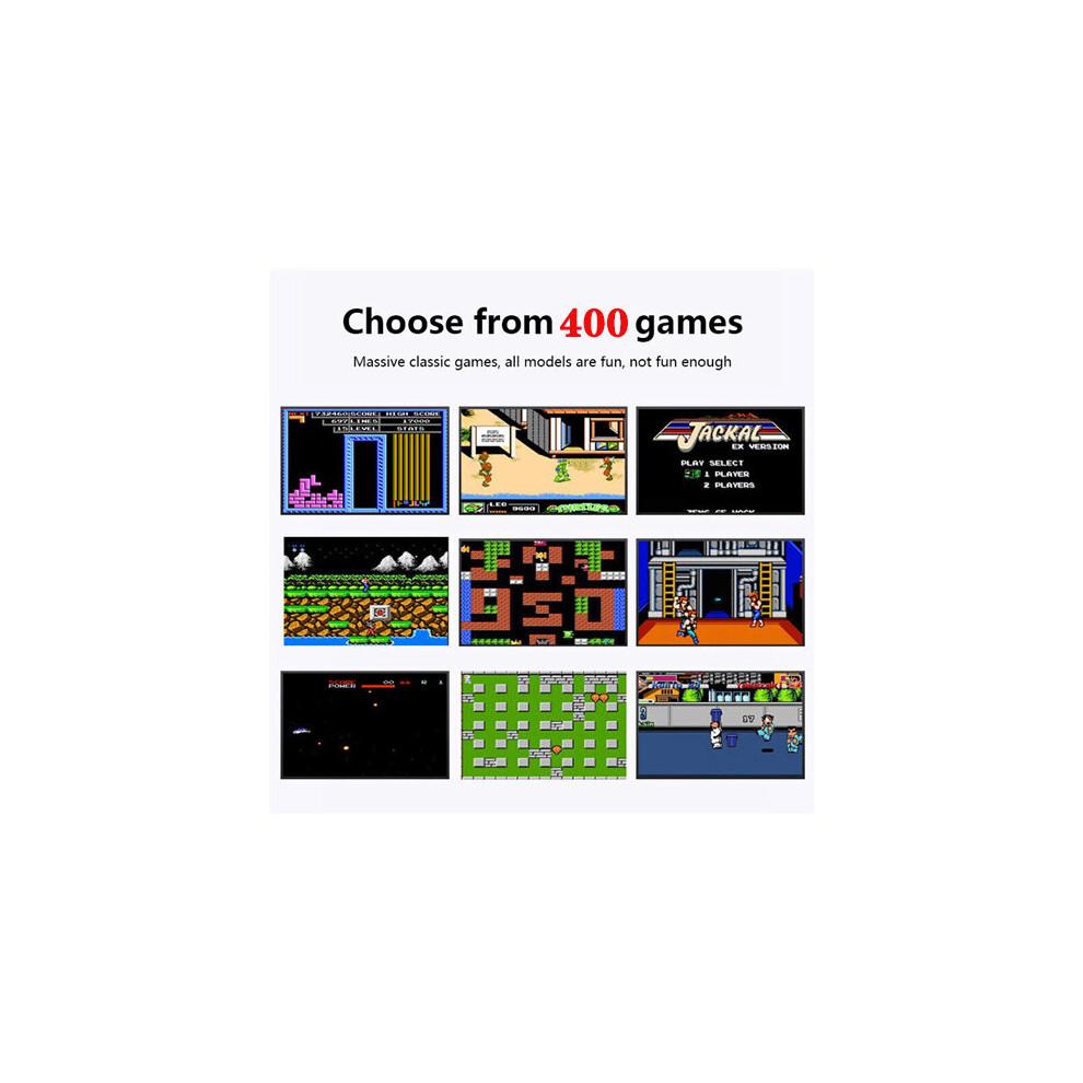 (Red) Handheld Game Console 400 Built-in Games Toy Kids Gift Christmas