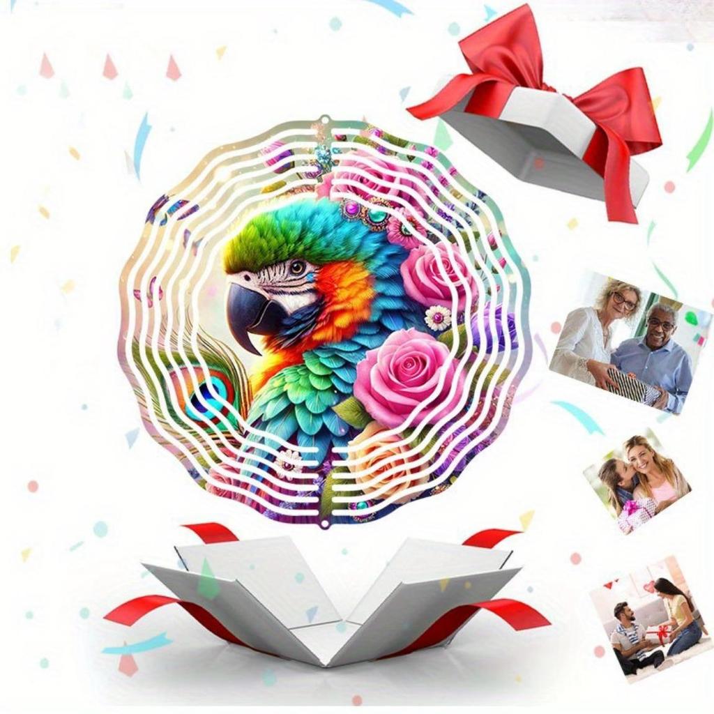 Яркий металлический колокольчик с мандалой и цветочным дизайном для декора сада на открытом воздухе, праздничный подарок на День благодарения, Рождество, Хэллоуин