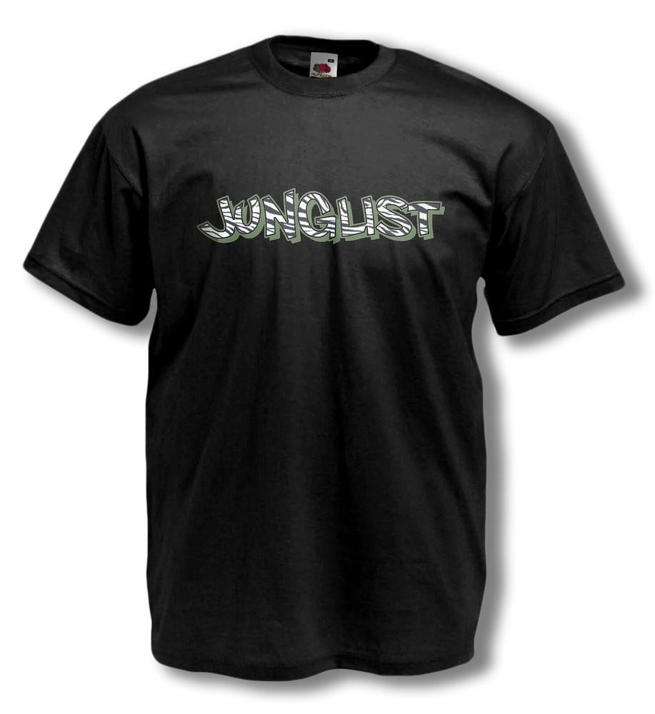 ФУТБОЛКА JUNGLIST - DJ - Drum n Bass - OLD SCHOOL RAVER - мужская футболка - от S до 5XL